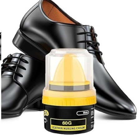1-pcs, Leather Shoe Polish Cream (Black)