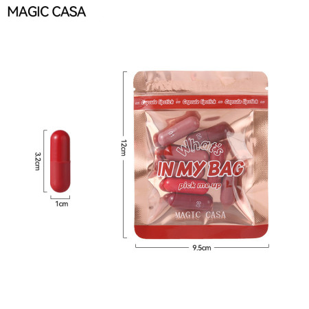 (1 packet) 8-Color Lipstick Capsule Set