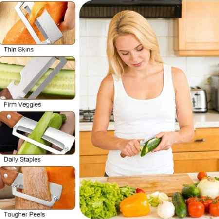 3-in-1 Scallion Shredder & Peeler