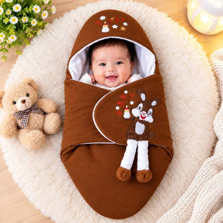 NEW ওরিজিনাল চায়না Baby Blanket (Coffee color)