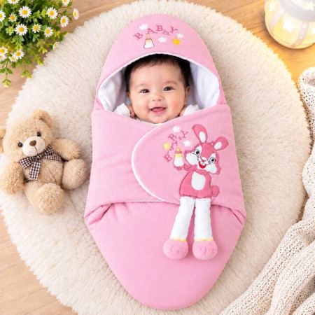 NEW ওরিজিনাল চায়না Baby Blanket (Baby pink)