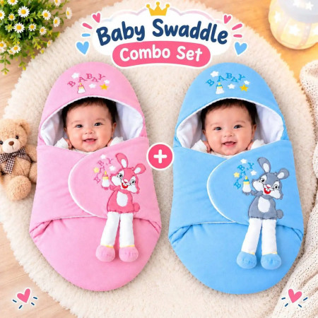 ২ পিচ NEW ওরিজিনাল চায়না Baby Blanket (baby pink+paste)